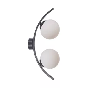 LAMPKA ŚCIENNA ZUMA LINE HELIX 5015 2XE14 CZARNO-BIAŁA