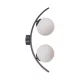 LAMPKA ŚCIENNA ZUMA LINE HELIX 5015 2XE14 CZARNO-BIAŁA