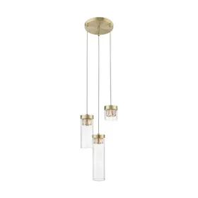 ZUMA LINE LAMPY ZAWIESZANE GEM P0389-03D-0FD2 3XG9 D31 BRĄZ
