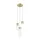 ZUMA LINE LAMPY ZAWIESZANE GEM P0389-03D-0FD2 3XG9 D31 BRĄZ