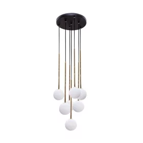 ZUMA LINE LAMPY WISZĄCE ALI 5642 7XG9 ZŁOTE