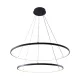 ZUMA LINE Lampa wisząca LED BRENO 2023200-BK 60W CCT CZARNA