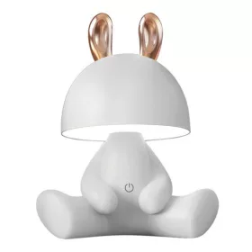 ZUMA LINE LAMPKA STOŁOWA LED KRÓLIK KDR-6301-WH 3W 4000