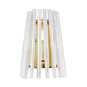 ZUMA LINE LAMPKA ŚCIENNA BACH W0547-01H-F9AC 1XE14 ZŁOTA