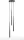 TK LIGHTING Lampa wisząca PIANO 10109 3XG9 BRĄZOWA