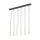 TK LIGHTING WISZĄCE PIANO 10119 12XG9 CZARNE/ZŁOTE