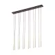 TK LIGHTING WISZĄCE PIANO 10119 12XG9 CZARNE/ZŁOTE