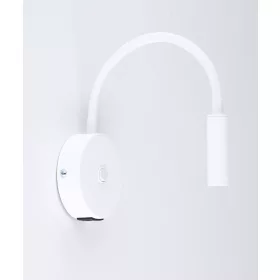 TK LIGHTING LAMPKA ŚCIENNA + USB LAGOS 10202 1XG9 BIAŁA