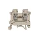 BLOK ZACISKÓW ŚRUBOWYCH 10 MM2 HF PA66 UL94, CZERWONY