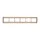 RHYME SZEŚCIOPALCOWA RAMKA - METAL W KOLORZE SZAMPANA
