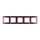 CITY FIVE FRAME PANEL, BURGUNDY METAL