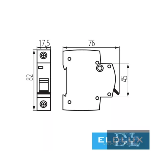 Wyłącznik miniaturowy KANLUX KMB6-C4/1