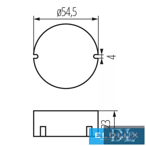 KANLUX CIRCO LED 12 V DC 0–15 W.