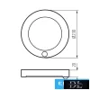 Lampa KANLUX ERGA PIR 17W CCT-W