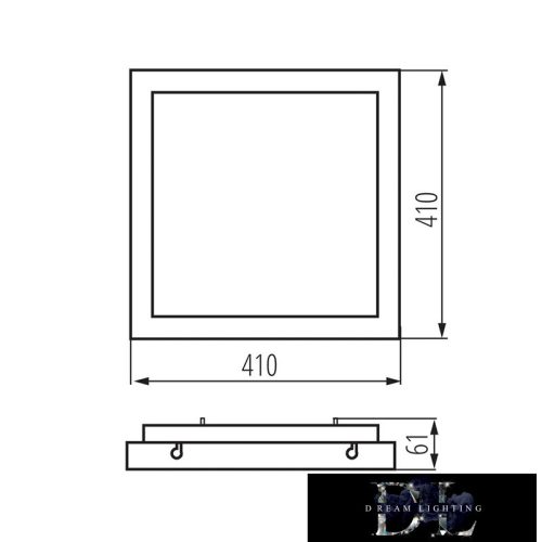 Lampa KANLUX TYBIA LED 38W-NW GY
