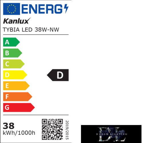 Lampa KANLUX TYBIA LED 38W-NW GY