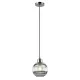 ELDLUX SMOKE lampa wisząca E27 nikiel