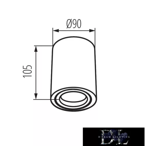 Lampa KANLUX TOLEO DTO50-B GU10