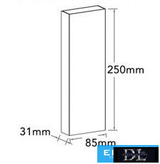UNIVERSO Kinkiet LED 8 W 734 lm CCT.kap IP65 czarny 85 x 250 x 31 mm