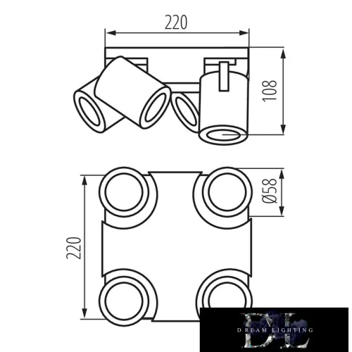 KANLUX LAURIN EL-4O W lampa GU10