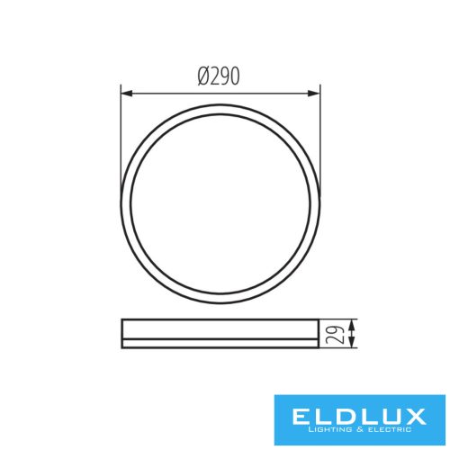 Lampa KANLUX AZPO LED 18,5W-NW-O-W