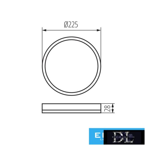 KANLUX AZPO LED 11,8 W-CCT Lampa z możliwością przełączania