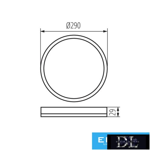Lampa KANLUX AZPO LED 18,5W-CCT Switch 
