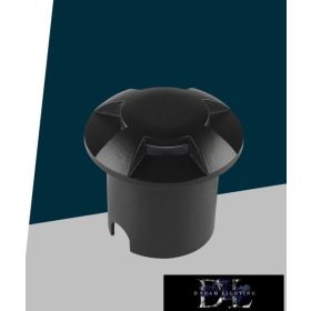   UNIVERSO Przełącznik nożny LED 1 W 50 lm 3000 K 360° IP67 czarny Ø60x54 mm