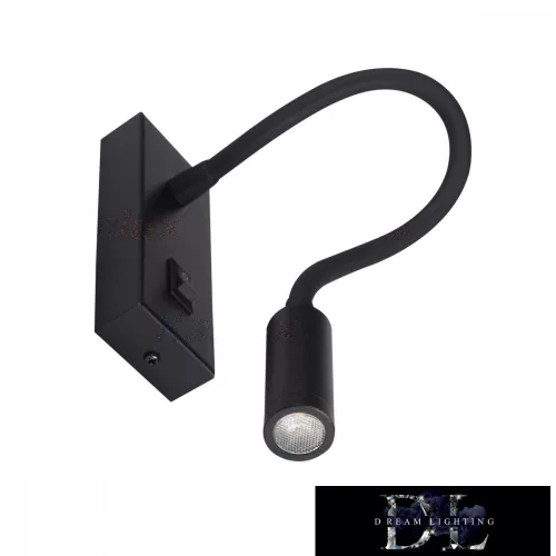 Lampa KANLUX TONIL II LED B 3,3W WW czarna