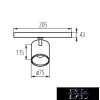 Lampa KANLUX ATL1 18W-930-S6-W