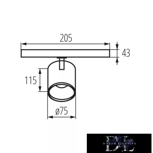 Lampa KANLUX ATL1 18W-930-S6-W