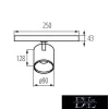 Lampa KANLUX ATL1 30W-940-S6-B