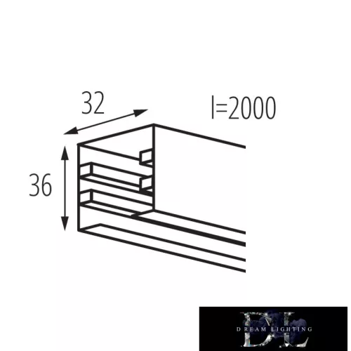 KANLUX TEAR N TR 2M-B szyna