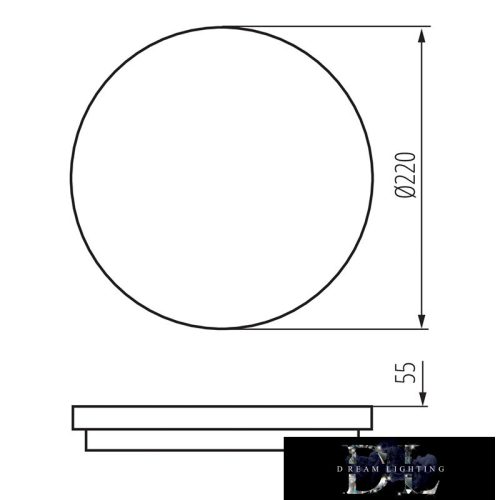 Lampa KANLUX BENO 18W WW-O-GR