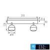 KANLUX GALOBA EL-2I B lampa SPOT