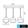 KANLUX GALOBA C 3xGU10 W lampa SPOT