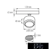 Lampa KANLUX BTL 18W-940-W