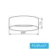 Lampa KANLUX RIFA LED 17,5 W NW B/G