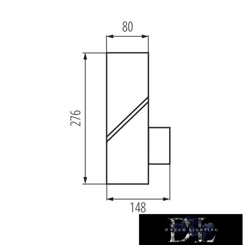 Lampa KANLUX LAVEN EL 28 SE-GR E27