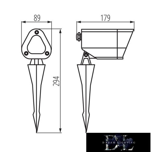 Lampa KANLUX VORA SP 20 GR