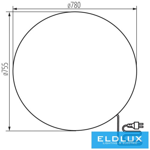 Lampa KANLUX STONO 780 N E27