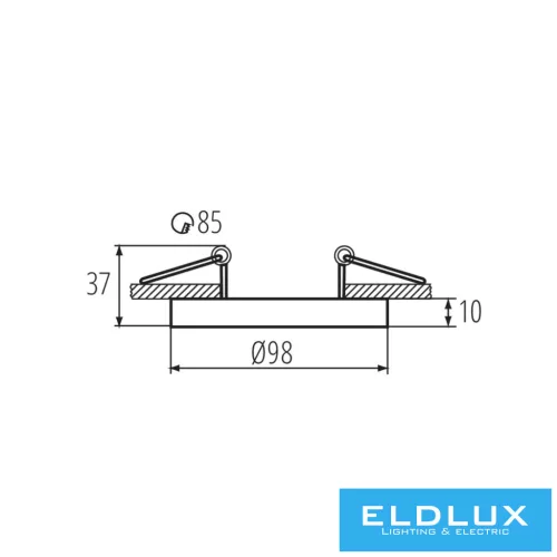 KANLUX TINY BORD DTO-W/G ramka dekoracyjna SPOT