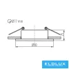 KANLUX FELINE DSO W/B ramka dekoracyjna SPOT