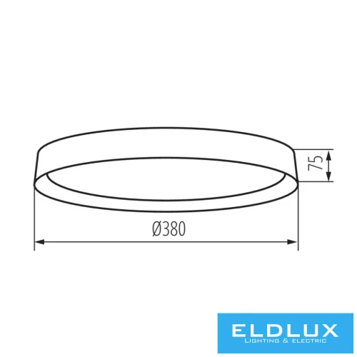 Lampa KANLUX SOLN LED SOLN LED 17,5W NW W/G 