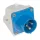 WTYCZKA PRZEMYSŁOWA DO MONTAŻU HT-523 32A IP44 1P+N+E 230