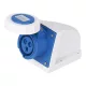 WTYCZKA PRZEMYSŁOWA DO MONTAŻU HTN-1131 16A IP67 1P+N+E 230 