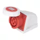 WTYCZKA PRZEMYSŁOWA DO MONTAŻU HTN-1141 16A IP67 3P+E 400V