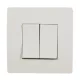 EL BASIC TG103 2 BUTTONS 1 WAY SWITCH CREAM-OLD