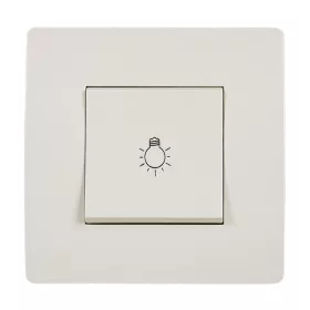 EL BASIC TG112A PUSH BUTTON SWITCH CREAM-OLD