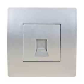 EL BASIC TZ112 COMPUTER LINE SOCKET SILVER GREY-OL